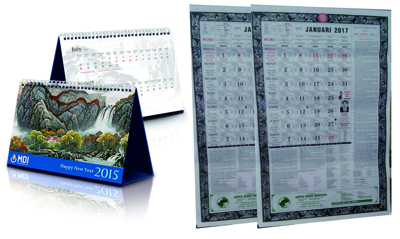 percetakan la bali printing Kalender