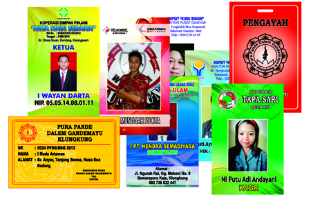 cetak ID Card la bali printing denpasar